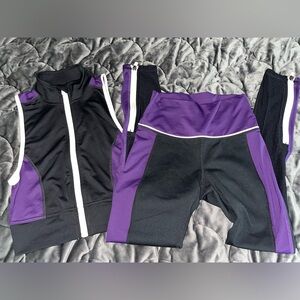 Fabletics Zip Top Legging Fitness Outfit XS NWOT